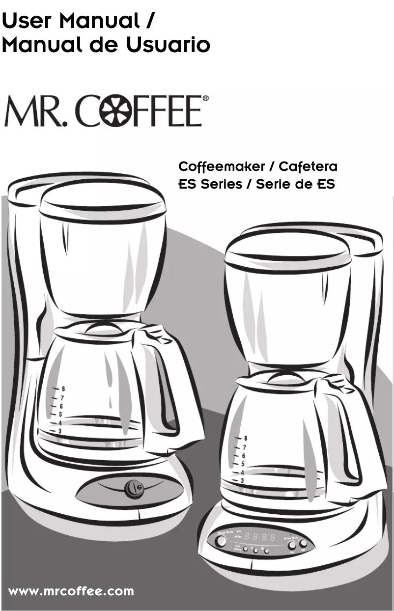 Page 1 de la notice Manuel utilisateur Mr. Coffee ESX11