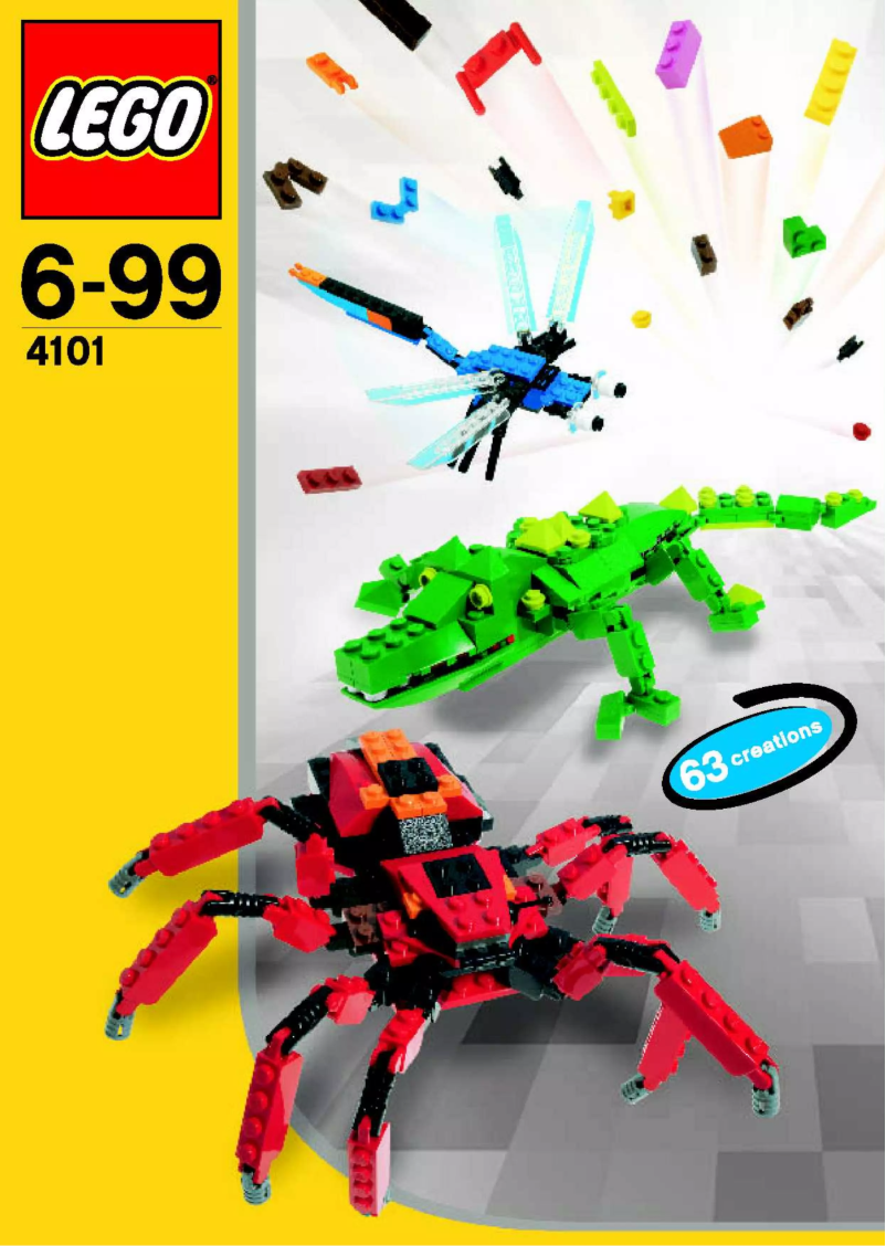 Page n°1 - Manuel utilisateur Lego Creator 4101