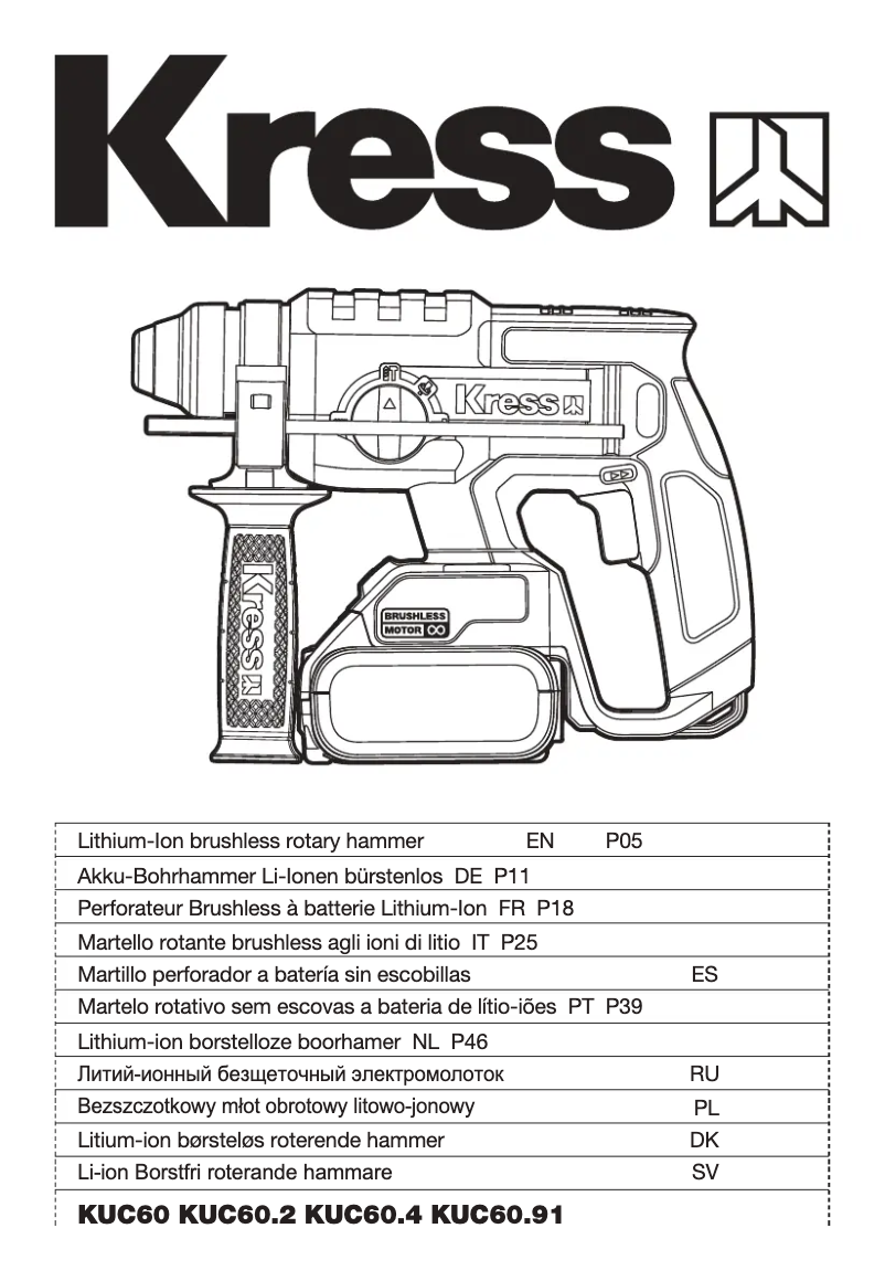 Página 1 del manual Manual de usuario Kress KUC60.91