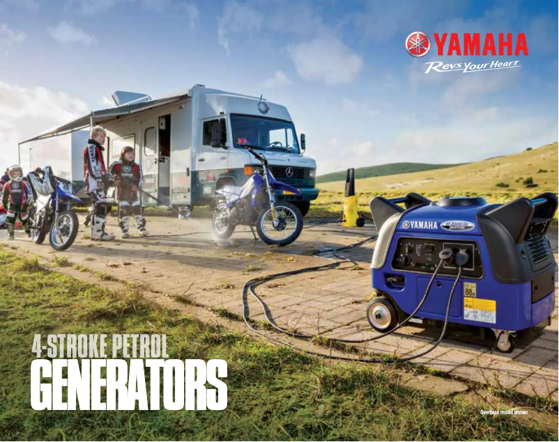 Page 1 de la notice Manuel utilisateur Yamaha EF2800i