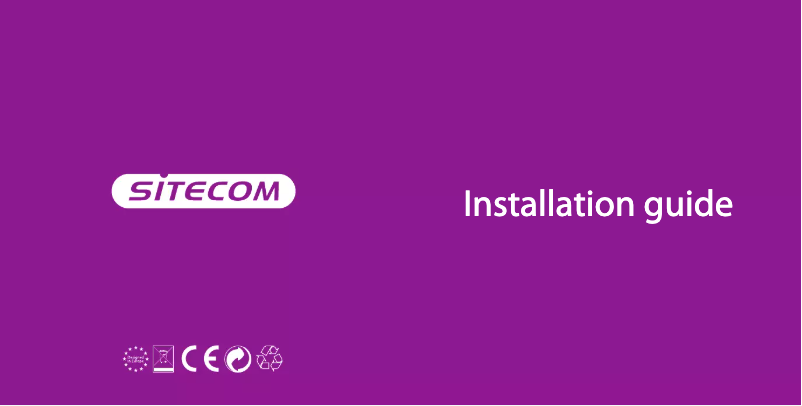 Page n°1 - Manuel utilisateur Sitecom LN-030