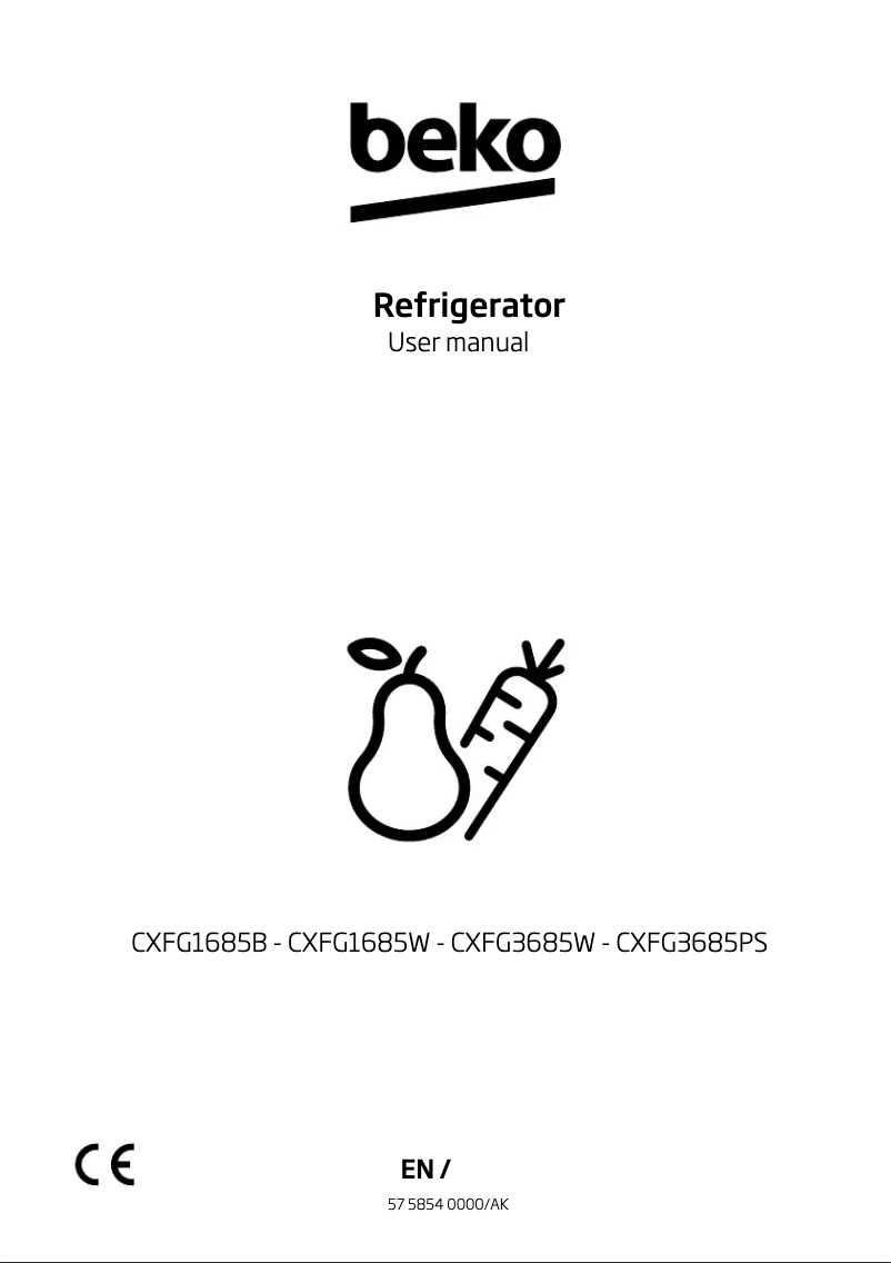 Image de la première page du manuel de l'appareil CXFG3685