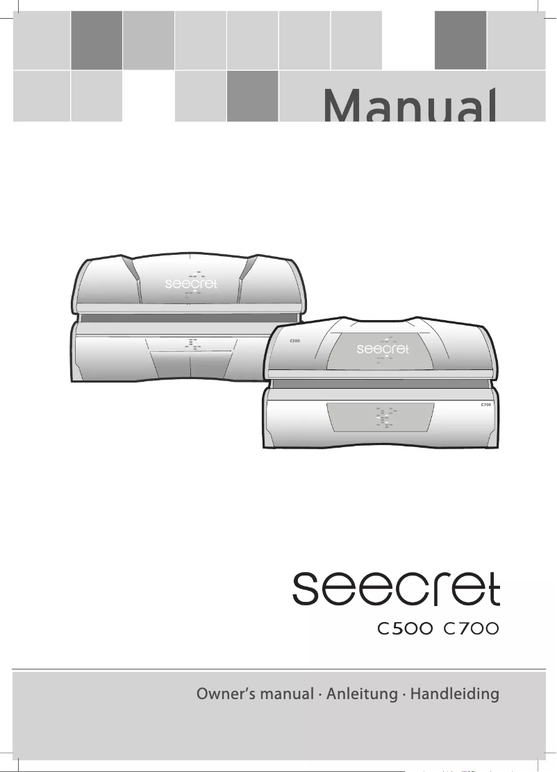 Page 1 de la notice Manuel utilisateur Hapro Seecret C700