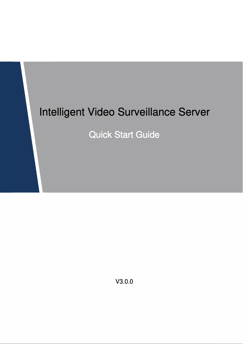 Page 1 de la notice Manuel utilisateur Dahua Technology DHI-IVSS7016DR-2I