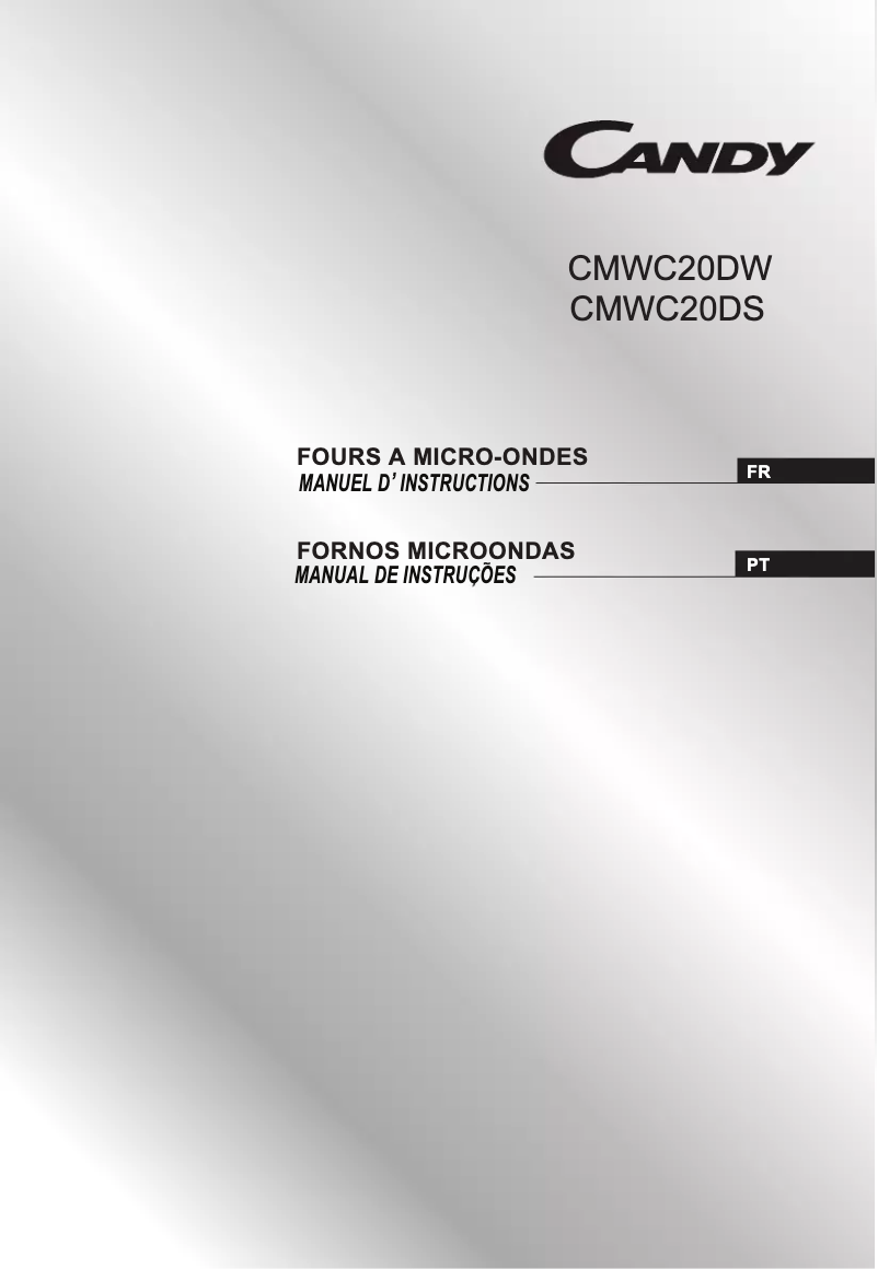 Page 1 de la notice Manuel utilisateur Candy CMWC 20 DW