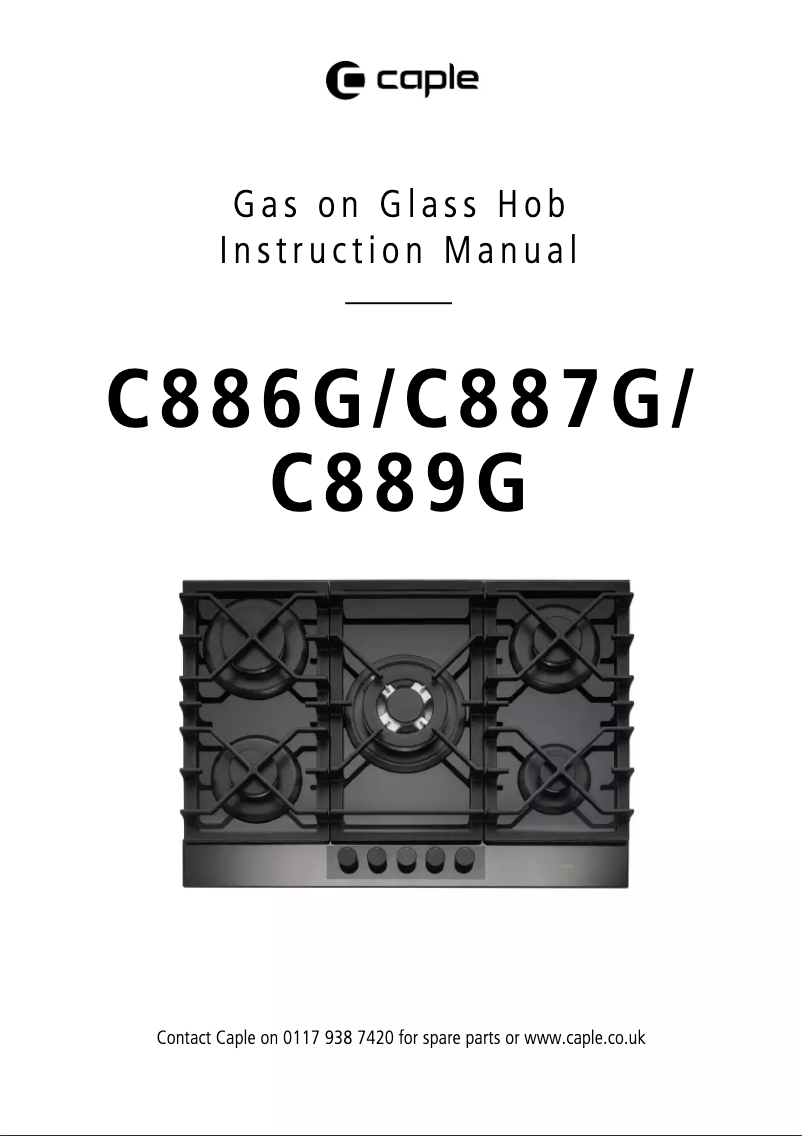 Image de la première page du manuel de l'appareil C886G