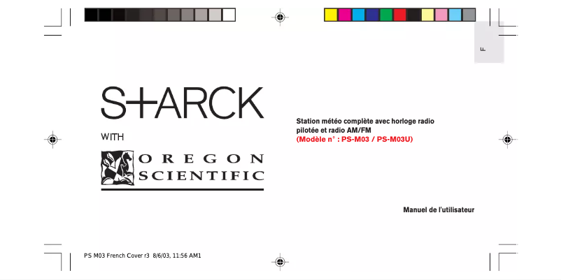 Image de la première page du manuel de l'appareil PSM03