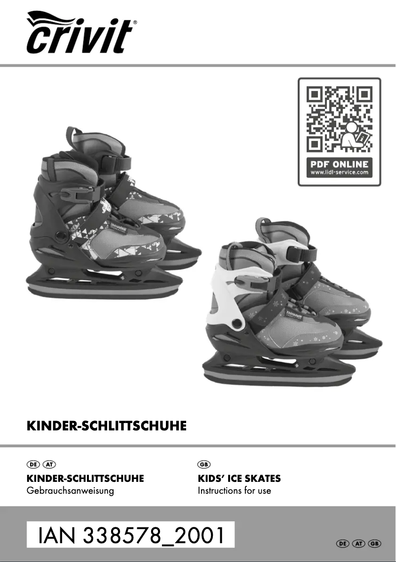 Page n°1 - Manuel utilisateur Crivit IAN 338578