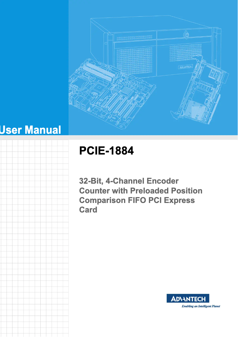 Page n°1 - Manuel utilisateur Advantech PCIE-1884-AE