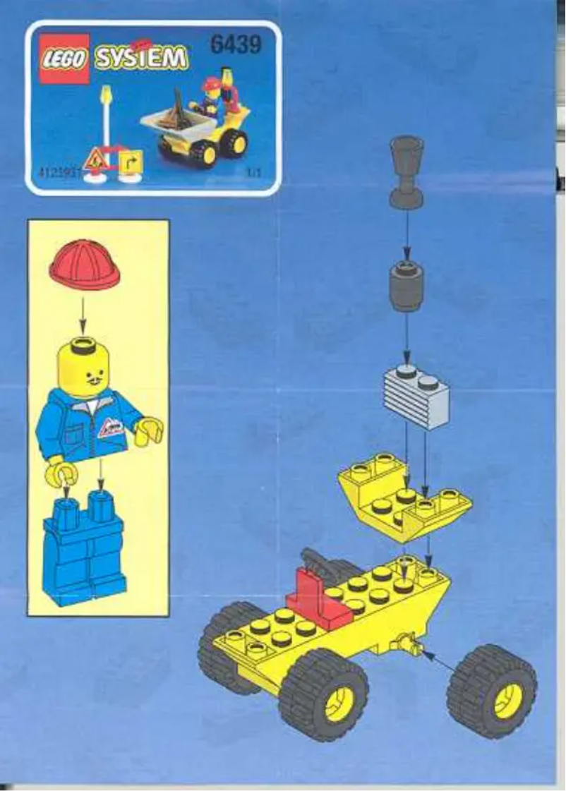 Page 1 de la notice Manuel utilisateur Lego Mini-dumper