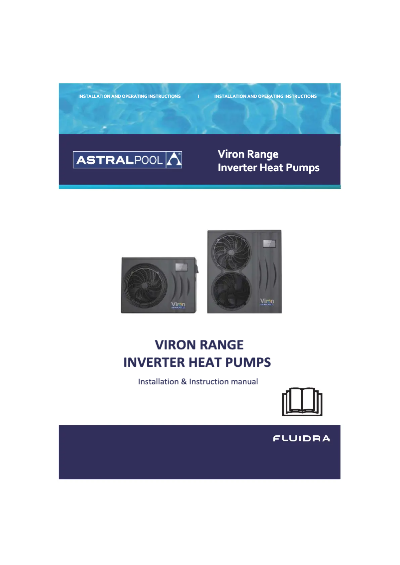 Page n°1 - Manuel utilisateur AstralPool Viron Inverter iHP195