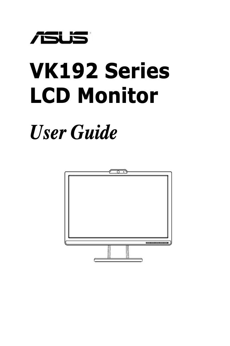 Image de la première page du manuel de l'appareil VK192S