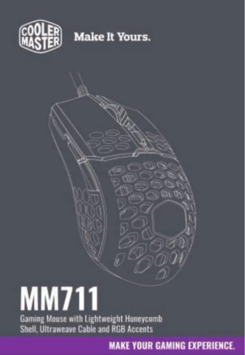 Page n°1 - Manuel utilisateur Cooler Master MM711