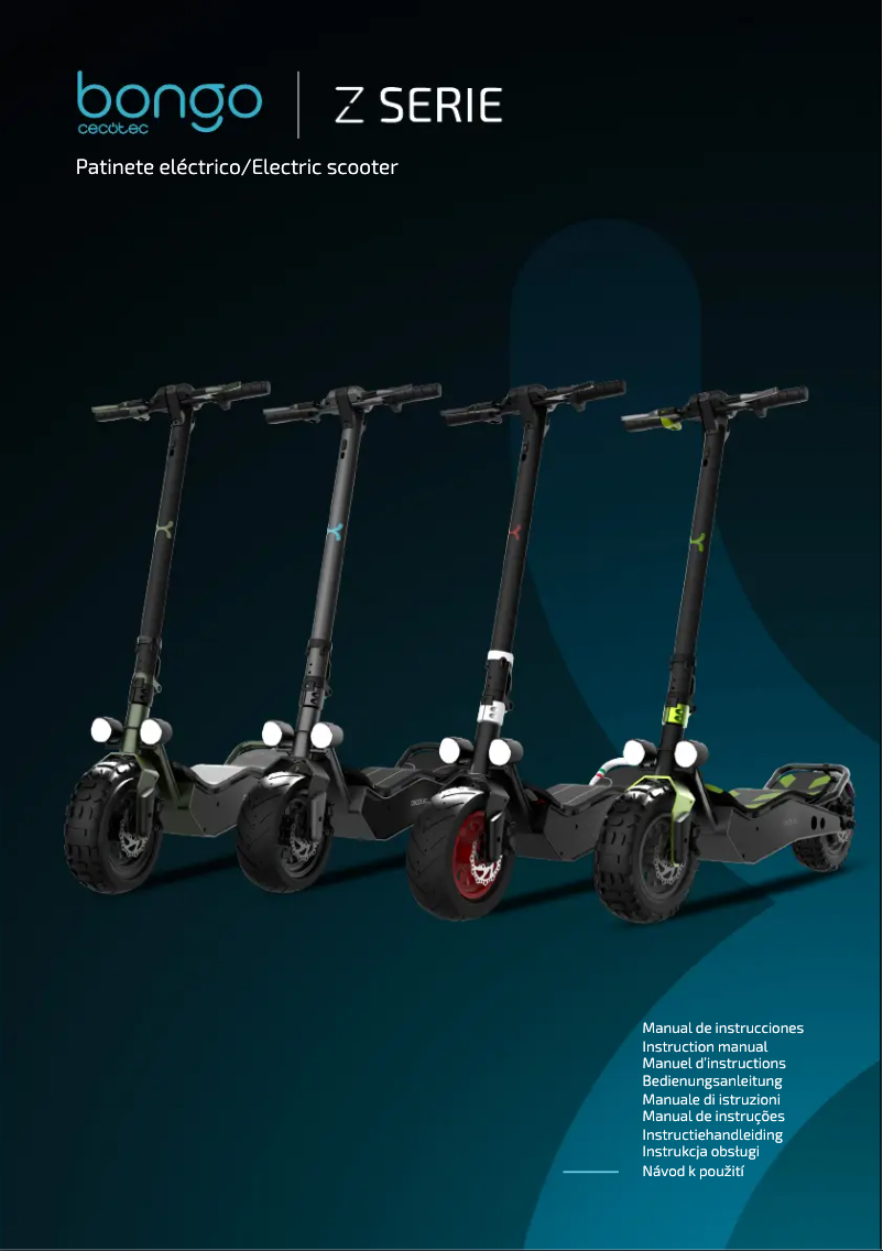 Page 1 de la notice Manuel utilisateur Cecotec Bongo Serie Z