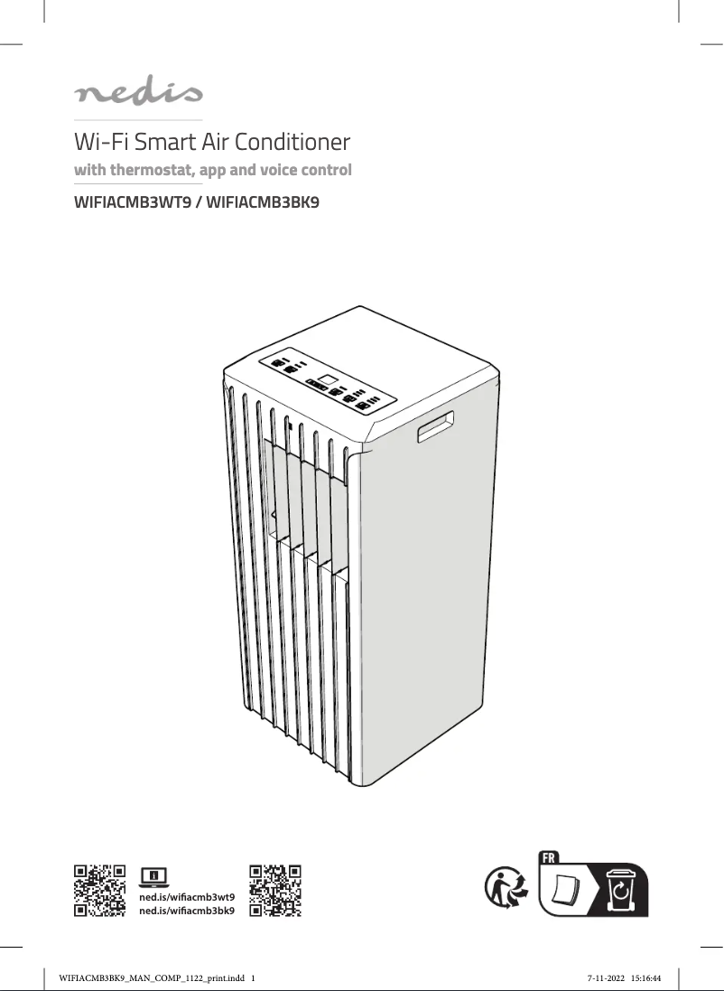 Page 1 de la notice Manuel utilisateur Nedis WIFIACMB3BK9