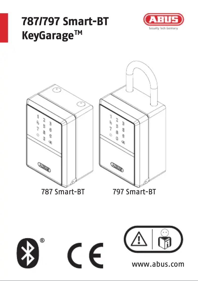 Página 1 del manual Ficha técnica Abus KeyGarage 797