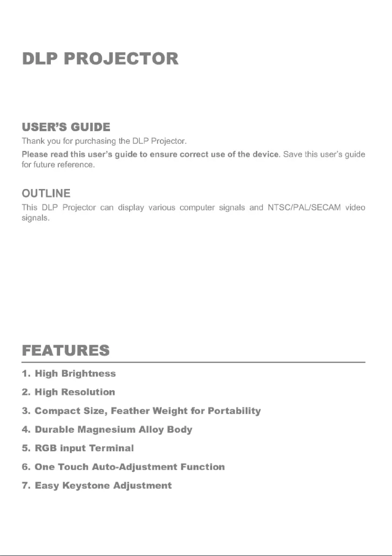 Image de la première page du manuel de l'appareil RD-JT30