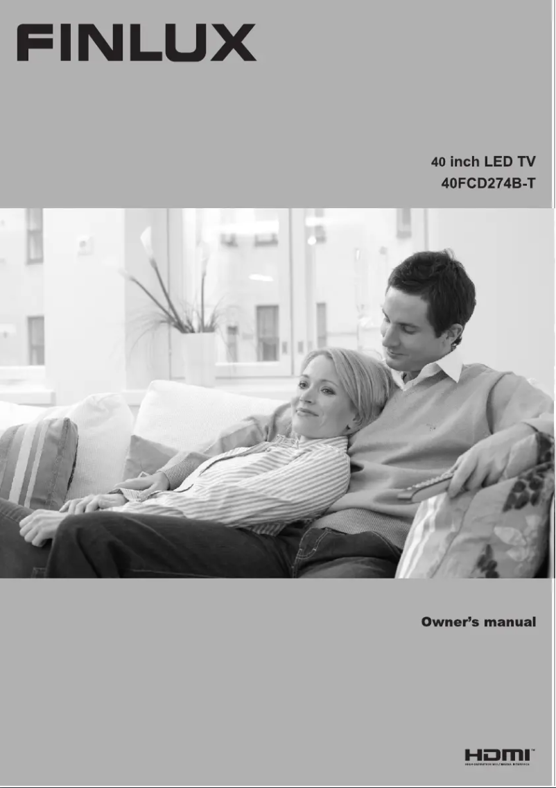 Página 1 del manual Manual de usuario Finlux 40FCD274B-T