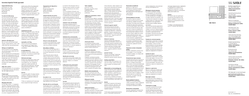 Page 1 de la notice Manuel utilisateur Siedle VIB 150-0