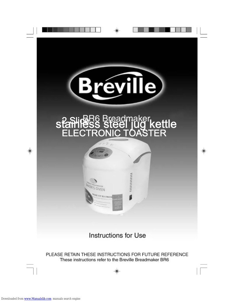 Page 1 de la notice Manuel utilisateur Breville BR6