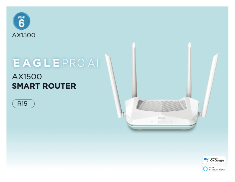 Page 1 de la notice Manuel utilisateur D-Link R15