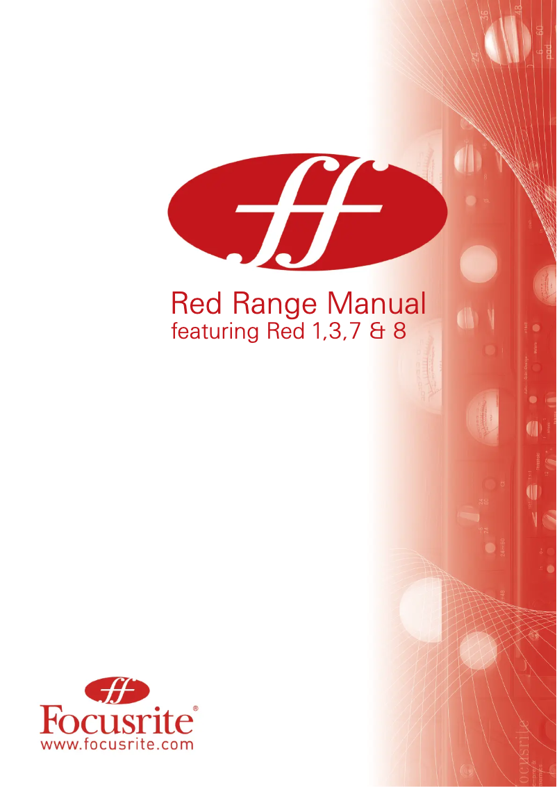 Image de la première page du manuel de l'appareil Red 7