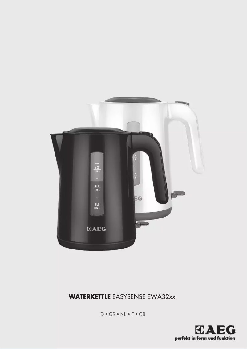 Image de la première page du manuel de l'appareil EWA3200