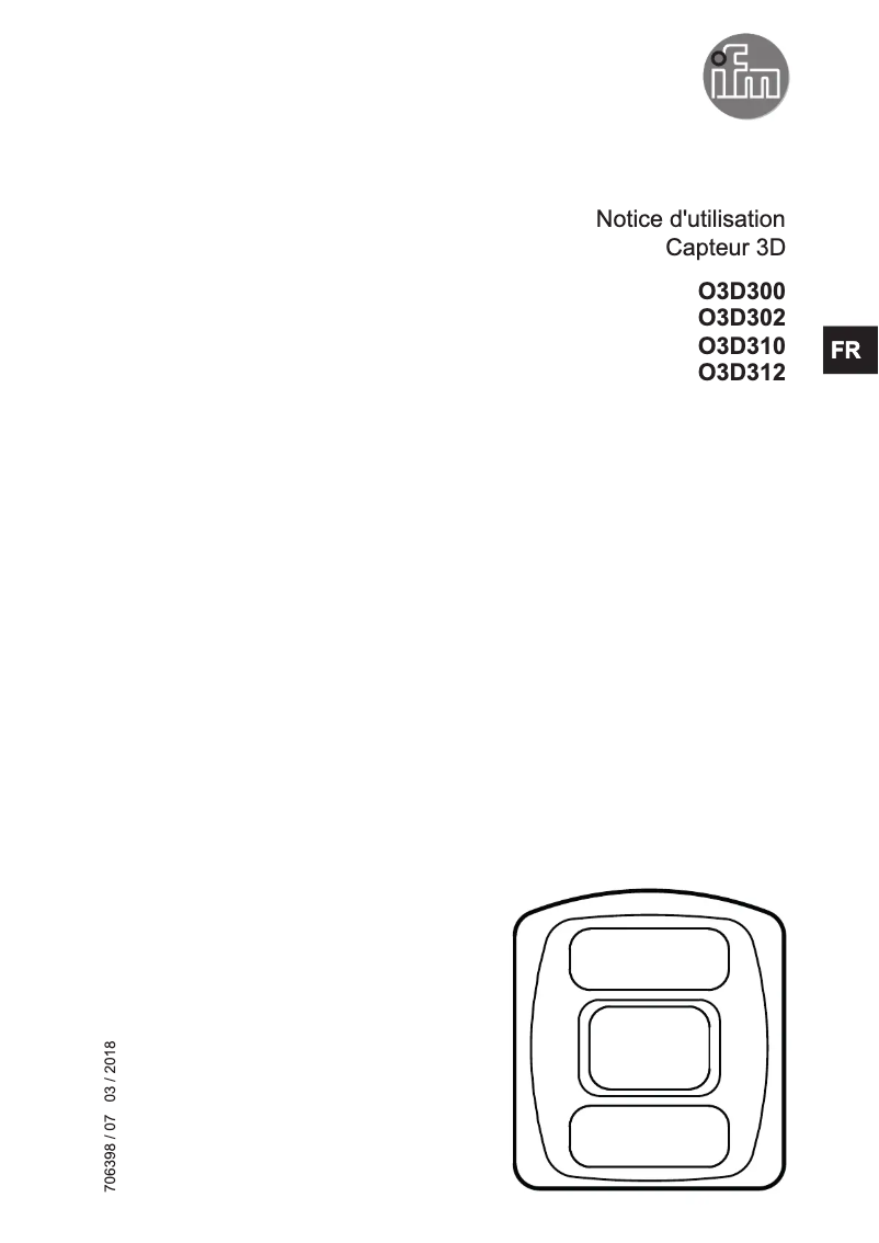Image de la première page du manuel de l'appareil O3D304