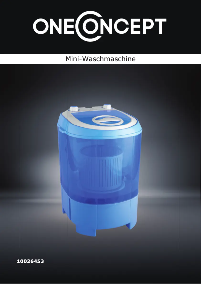 Page 1 de la notice Manuel utilisateur OneConcept Sg003