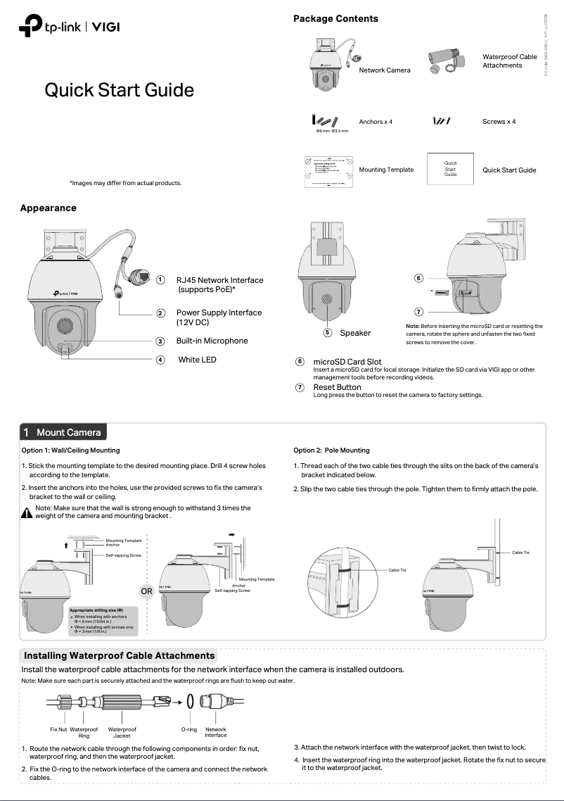 Image de la première page du manuel de l'appareil VIGI C540S