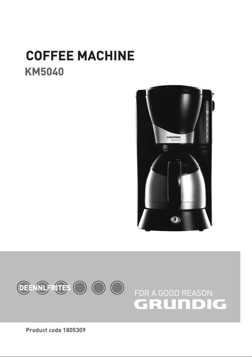 Image de la première page du manuel de l'appareil KM 5040