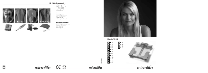 Image de la première page du manuel de l'appareil WS 100