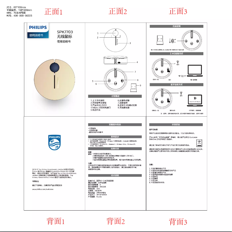 First page image of the manual for SPK7703
