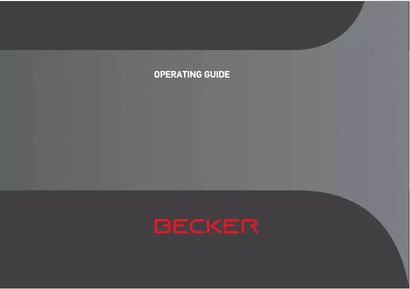 Page 1 de la notice Manuel utilisateur Becker Active.5S