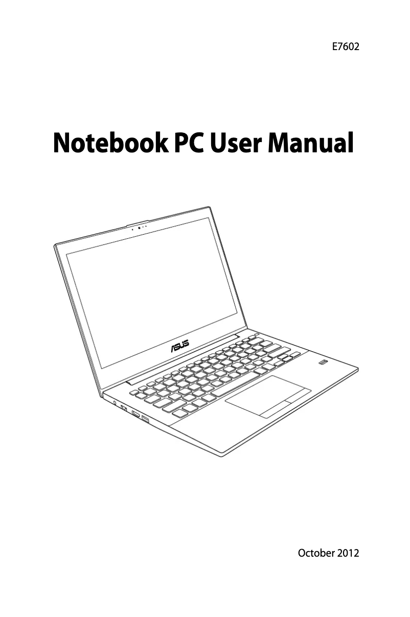 Page n°1 - Manuel utilisateur Asus Pro B Advanced BU400A