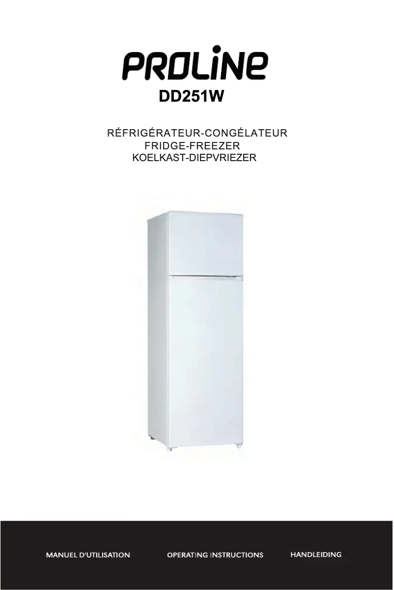 Image de la première page du manuel de l'appareil DD251W