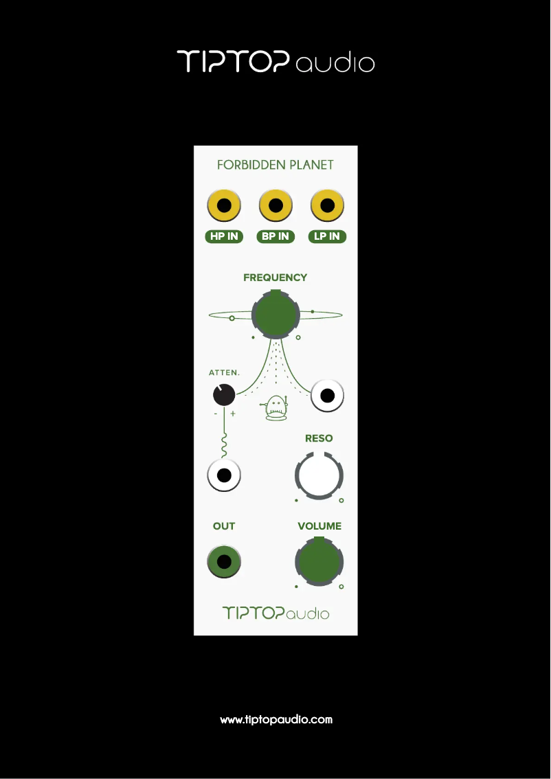 Page n°1 - Manuel utilisateur Tiptop Audio Forbidden Planet