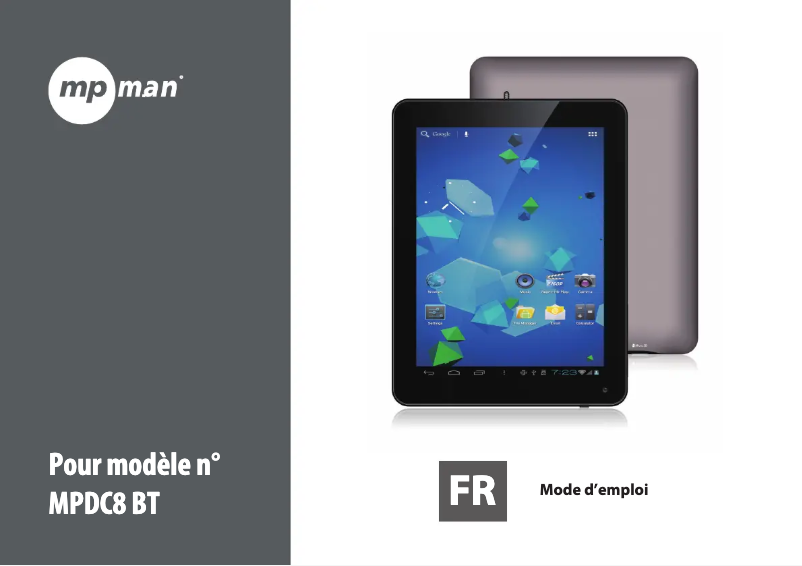 Imagen de la primera página del manual del dispositivo MPDC8 BT
