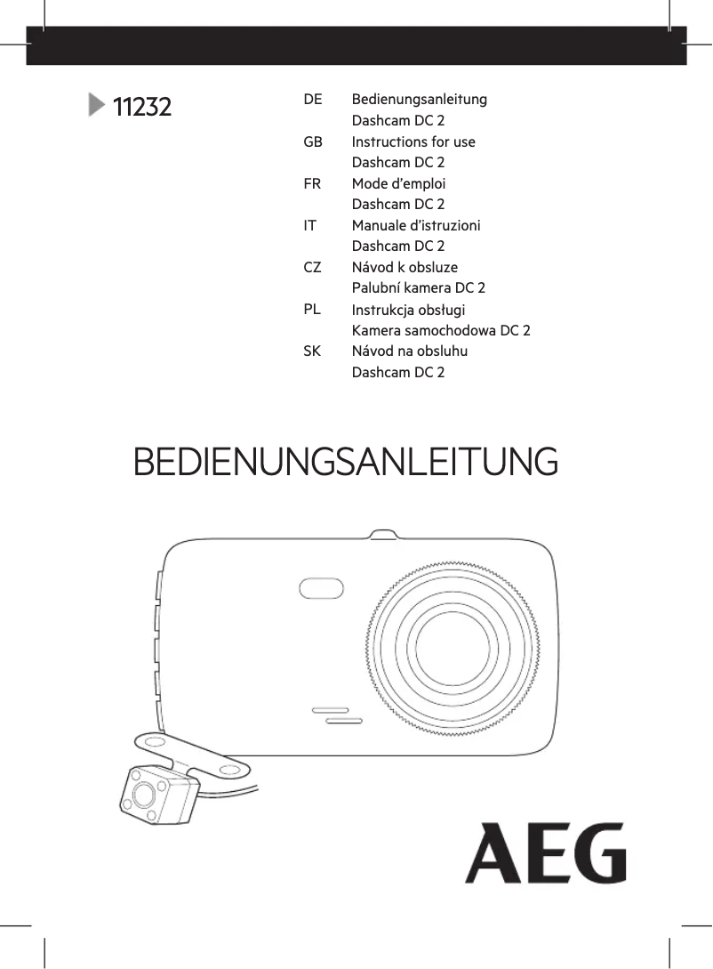 Imagen de la primera página del manual del dispositivo DC 2