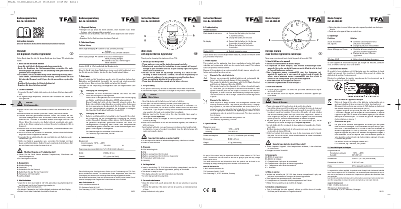 Página 1 del manual Manual de usuario TFA 60.3048.02