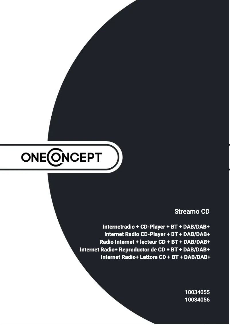 Image de la première page du manuel de l'appareil Streamo CD
