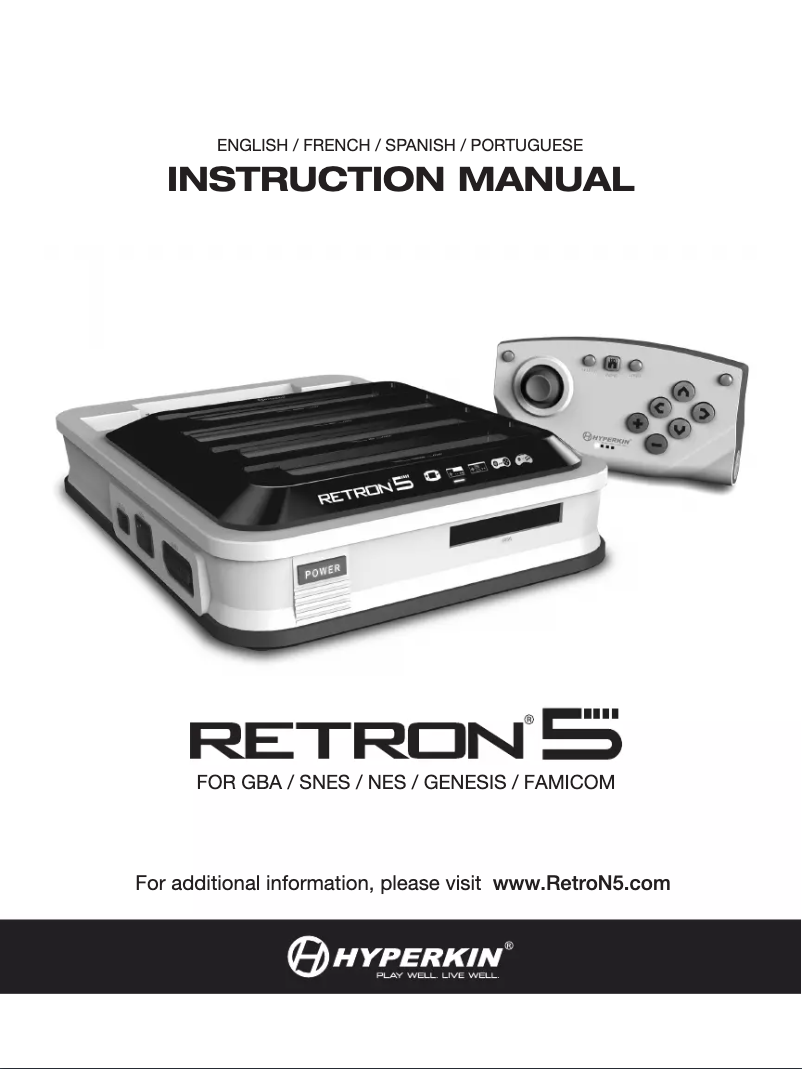 Page n°1 - Manuel utilisateur Hyperkin RetroN 5