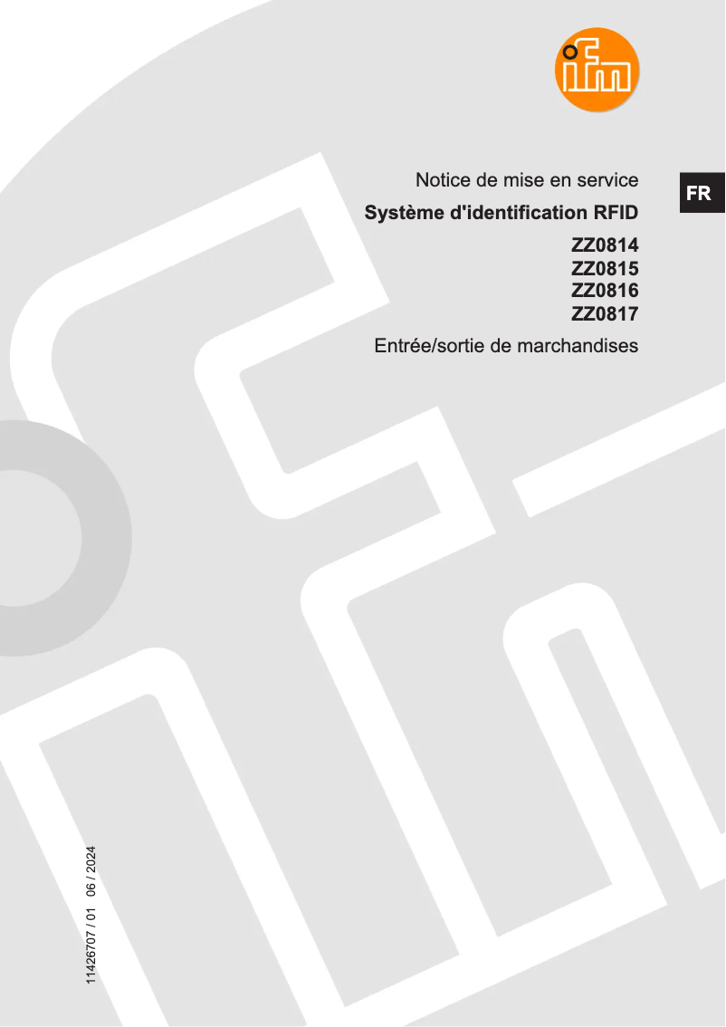 Image de la première page du manuel de l'appareil ZZ0816