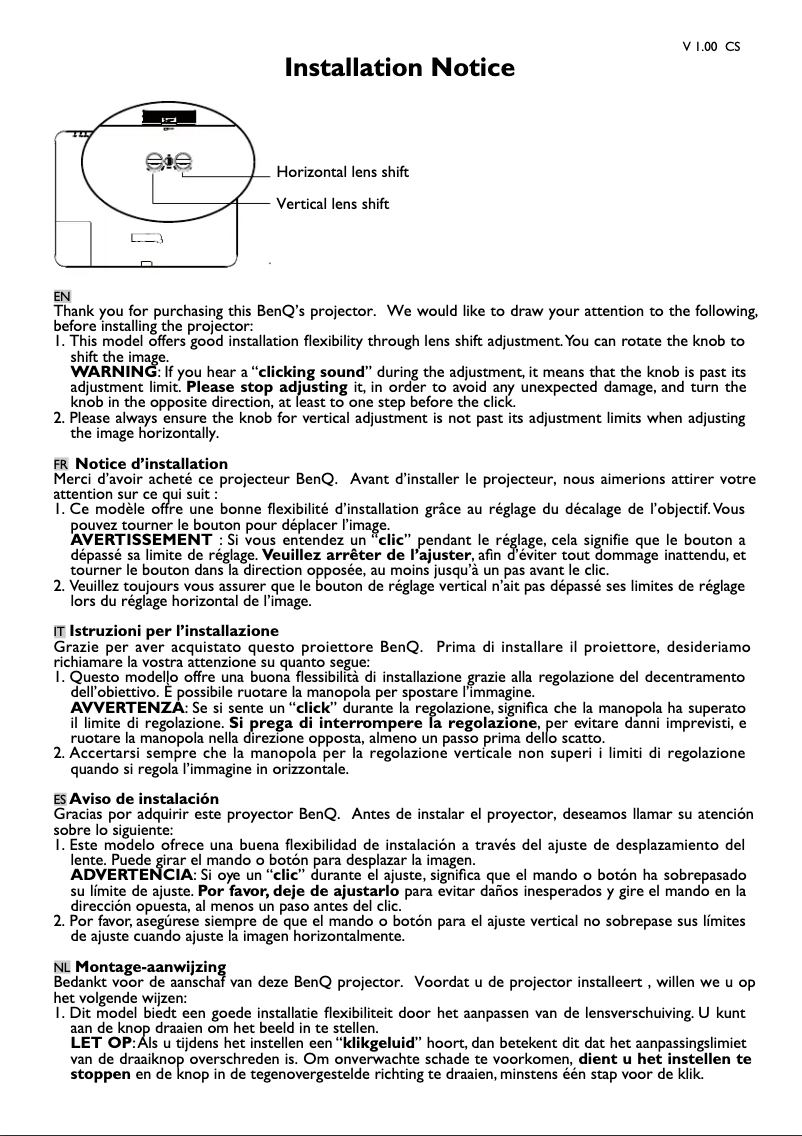 Image de la première page du manuel de l'appareil LH770
