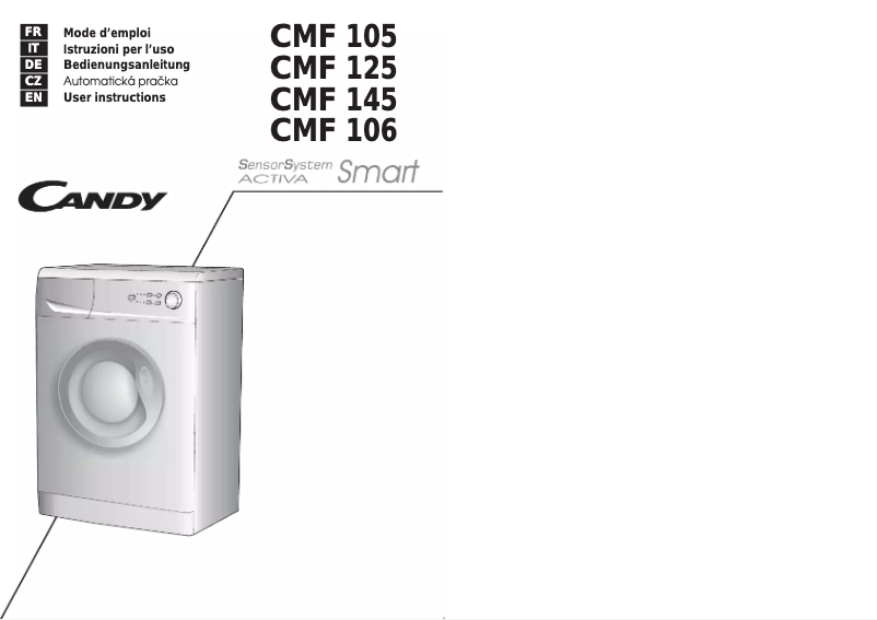 Page 1 de la notice Manuel utilisateur Candy CM F125-84S
