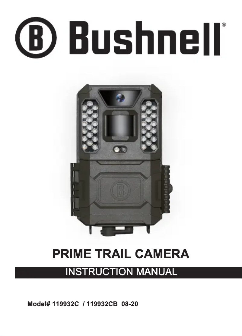 Page 1 de la notice Manuel utilisateur Bushnell Prime Trail 119932C
