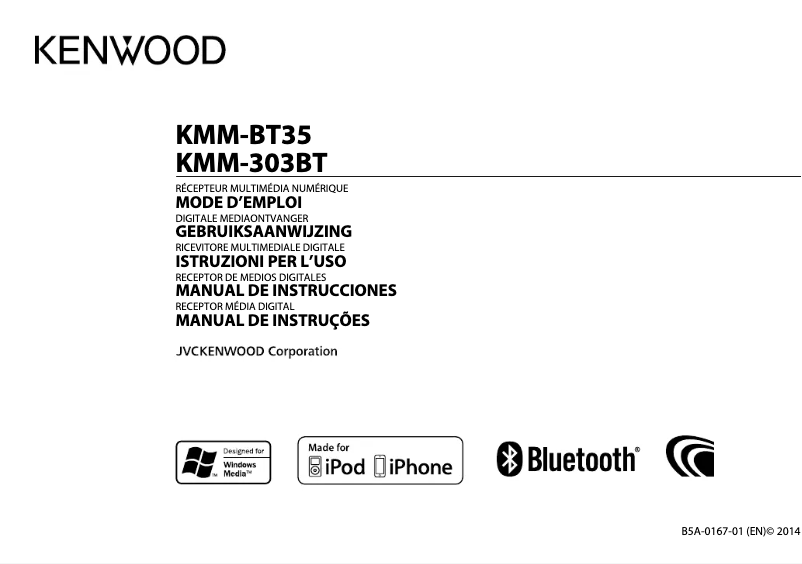 Page 1 de la notice Manuel utilisateur Kenwood KMM-BT35
