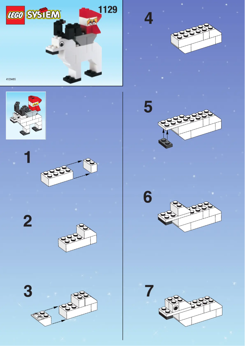 Page 1 de la notice Manuel utilisateur Lego REINDEER WITH ELF