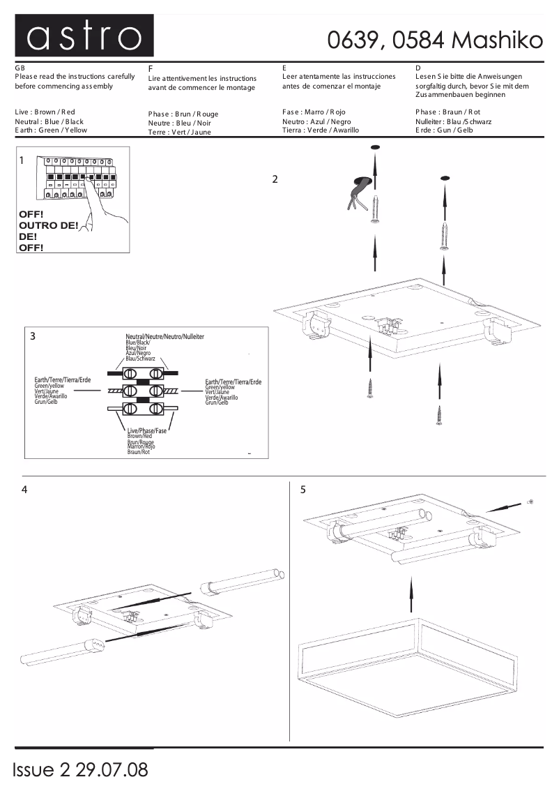 Página 1 del manual Manual de usuario Astro Mashiko 300