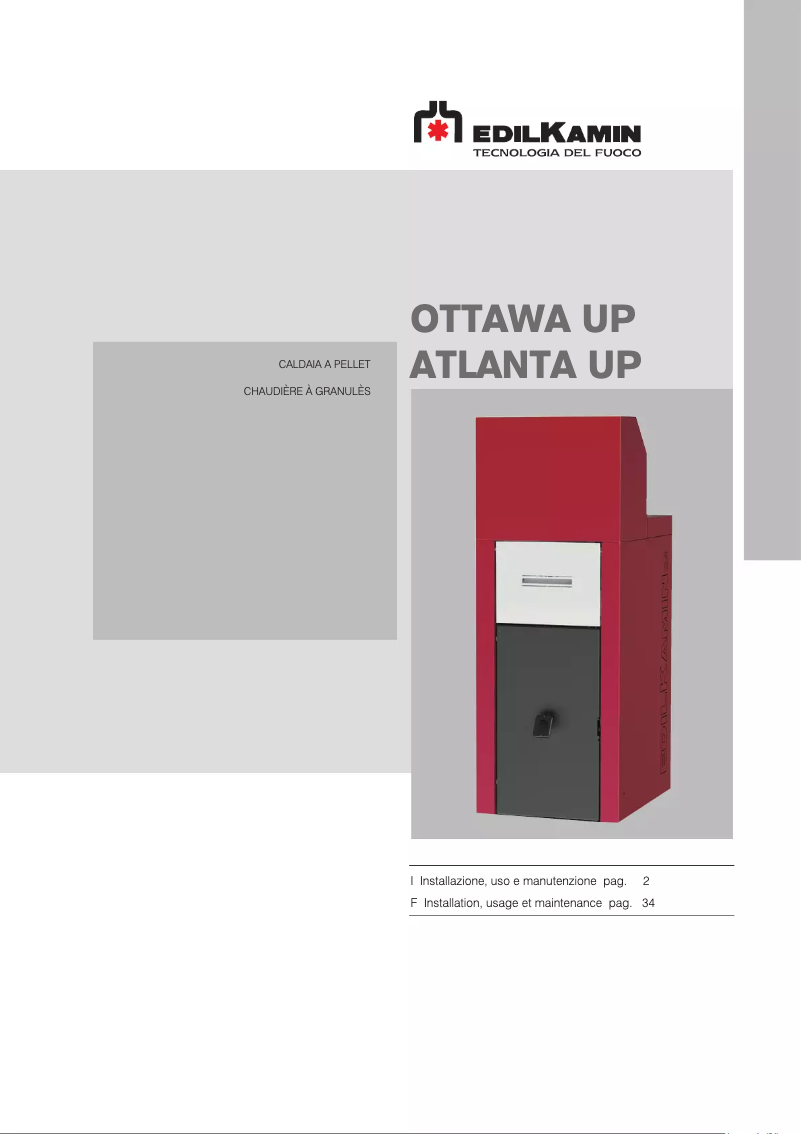 Page 1 de la notice Manuel utilisateur Edilkamin OTTAWA UP